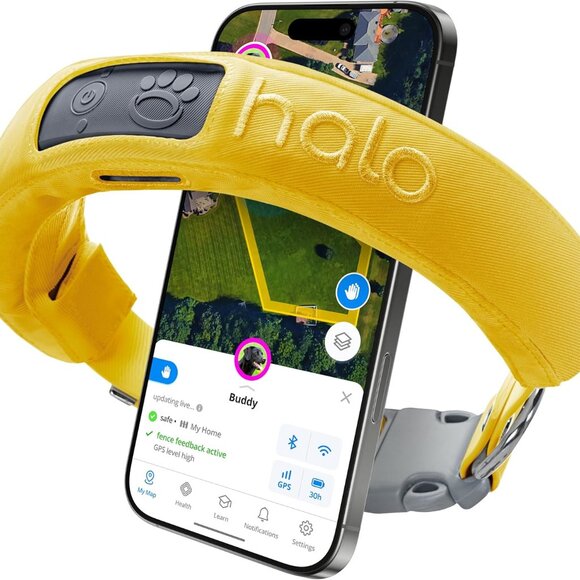 Halo Collar 3, Multifunctional GPS Wireless Dog Fence & Dog Training Collar - Picture 1 of 7